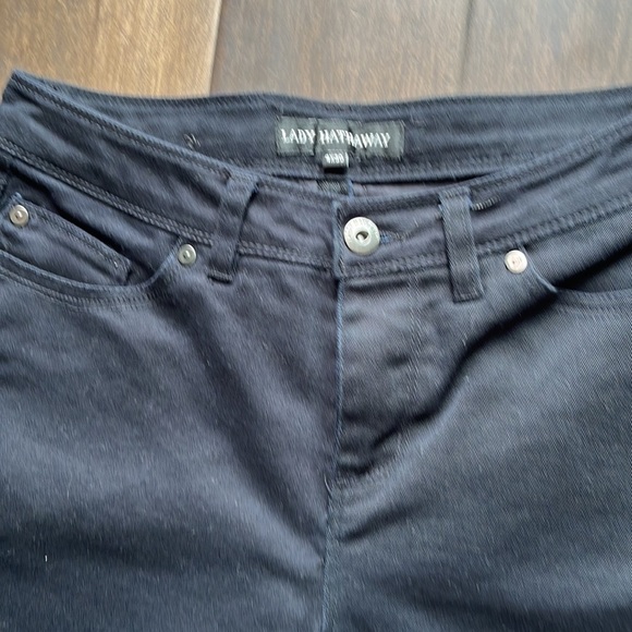 Lady hathaway black jeans, slim fit size 4 x30 - Picture 5 of 6